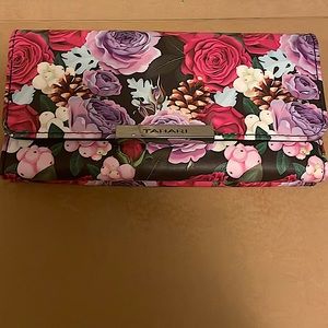 Tahari Floral Print Wallet